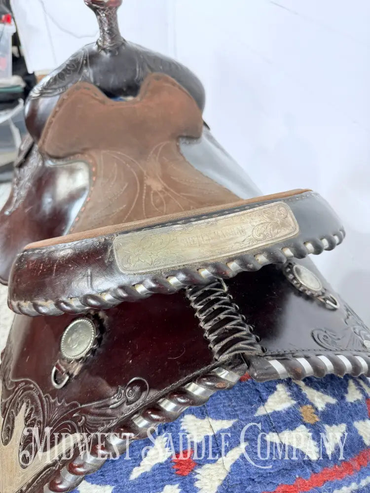 15” Circle Y Equitation Western Show Saddle Wide Fit Western Saddle