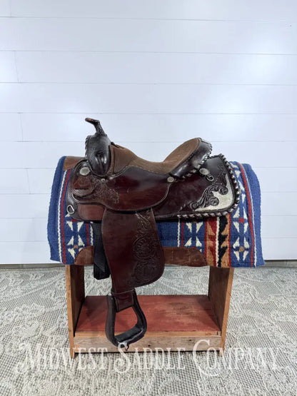 15” Circle Y Equitation Western Show Saddle Wide Fit Western Saddle