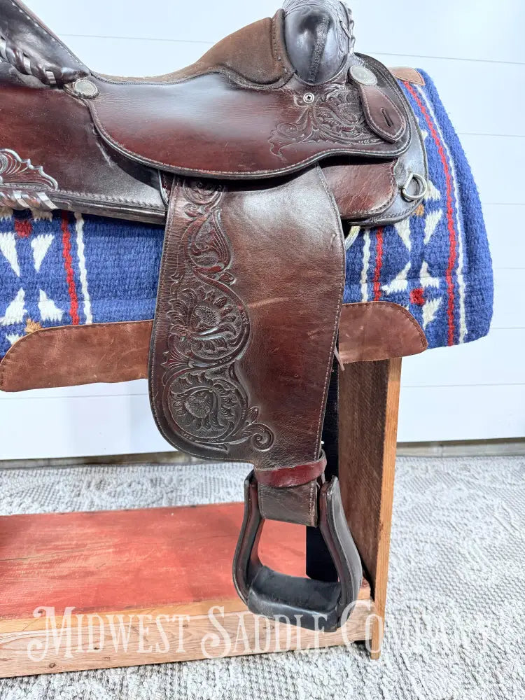 15” Circle Y Equitation Western Show Saddle Wide Fit Western Saddle