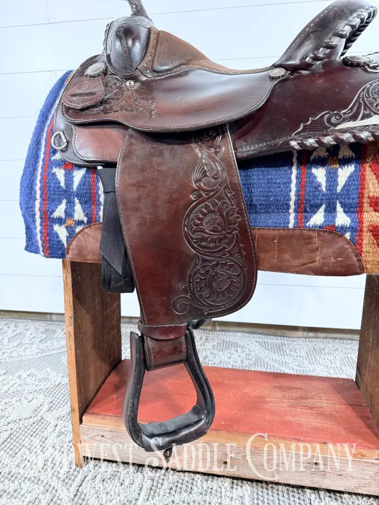 15” Circle Y Equitation Western Show Saddle Wide Fit Western Saddle