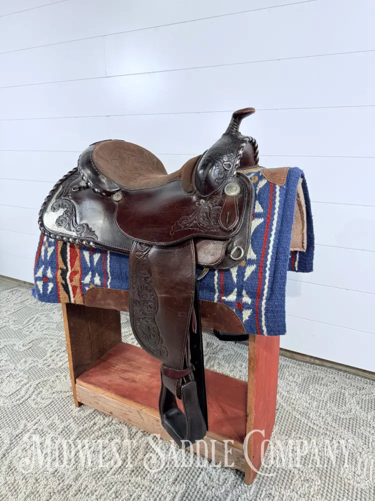 15” Circle Y Equitation Western Show Saddle Wide Fit Western Saddle