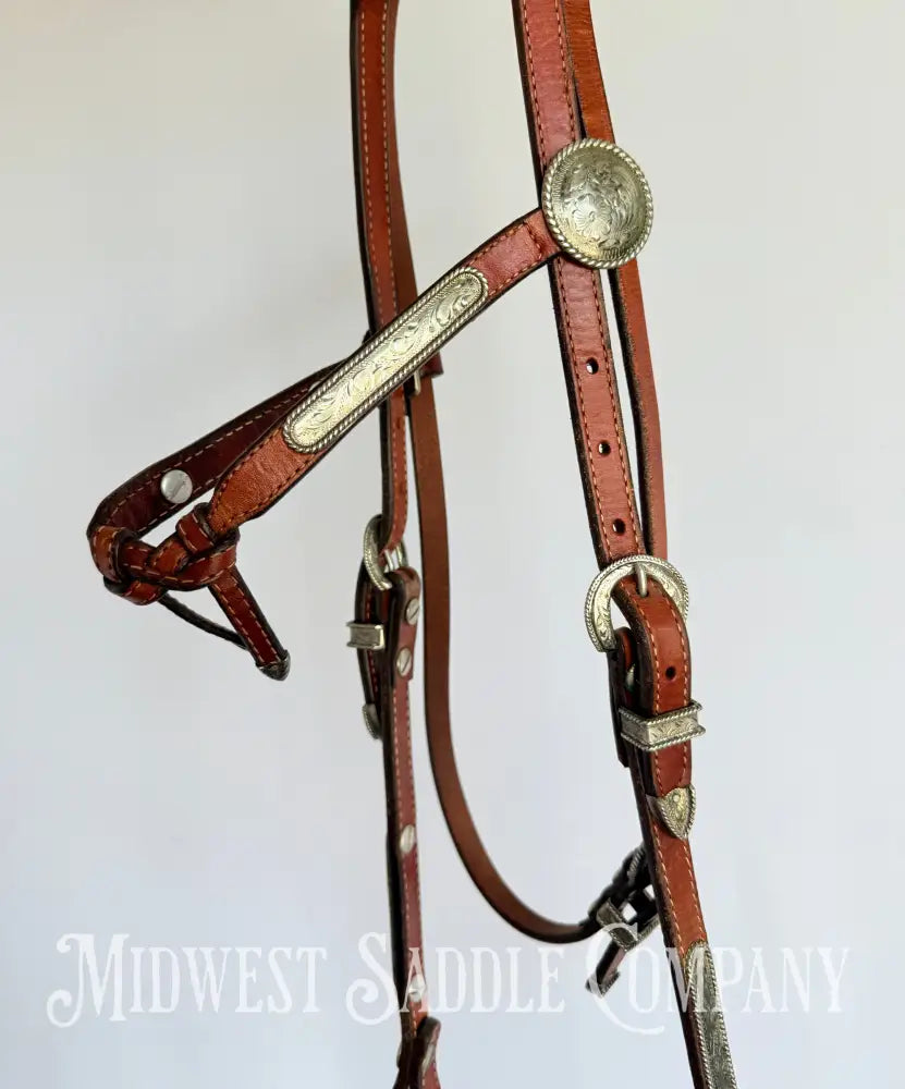 15” Circle Y Western Pleasure Silver Show Saddle with Matching Bridles Reins Breast Collar Western Saddle