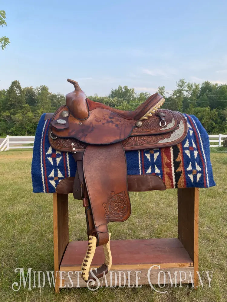 15’ Crates Handcrafted Western Show Saddle With Equifit Tree