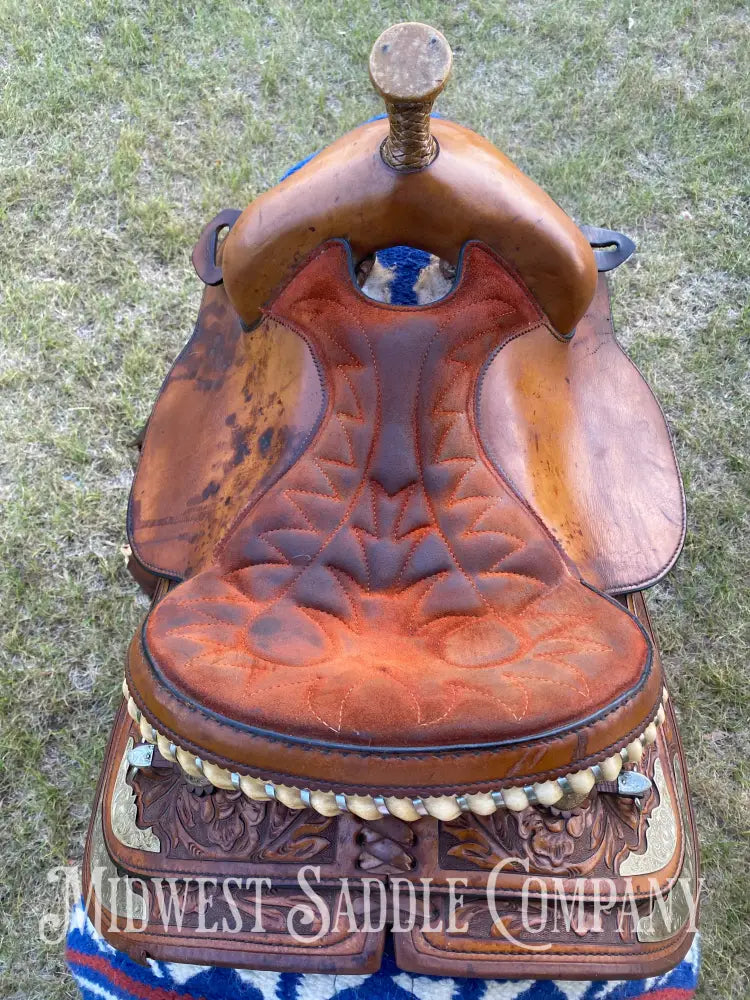 15’ Crates Handcrafted Western Show Saddle With Equifit Tree
