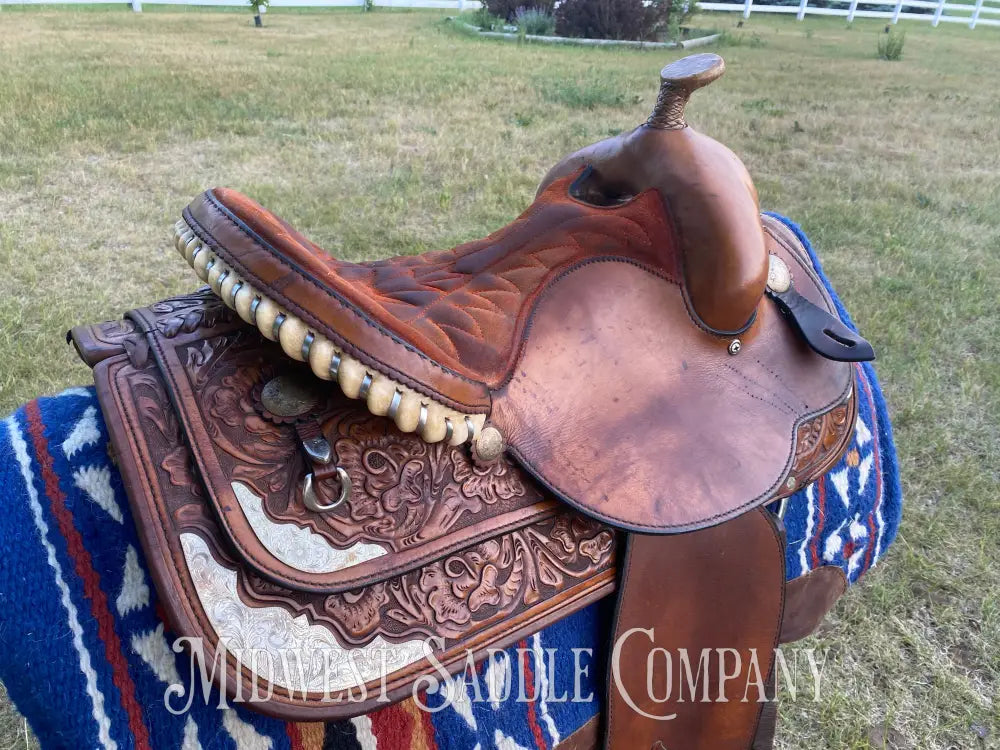 15’ Crates Handcrafted Western Show Saddle With Equifit Tree