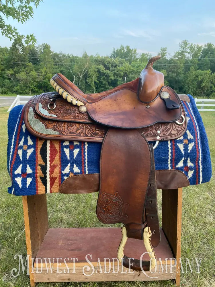15’ Crates Handcrafted Western Show Saddle With Equifit Tree