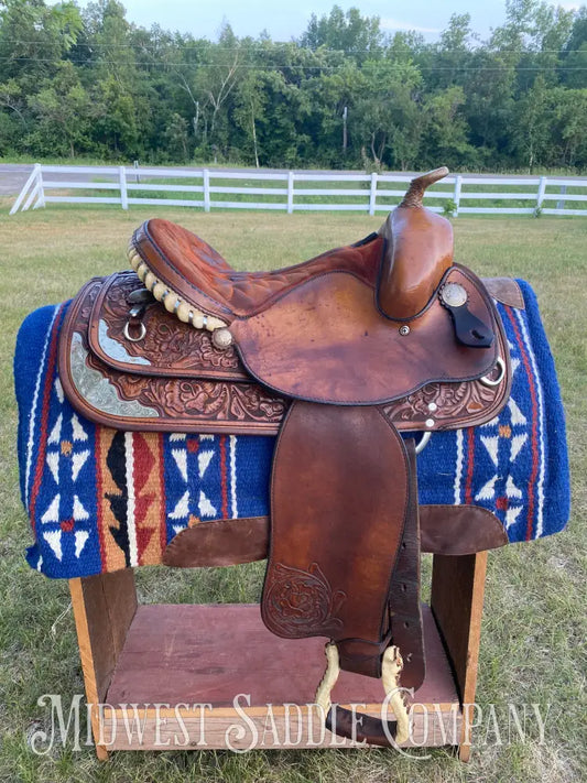 15’ Crates Handcrafted Western Show Saddle With Equifit Tree