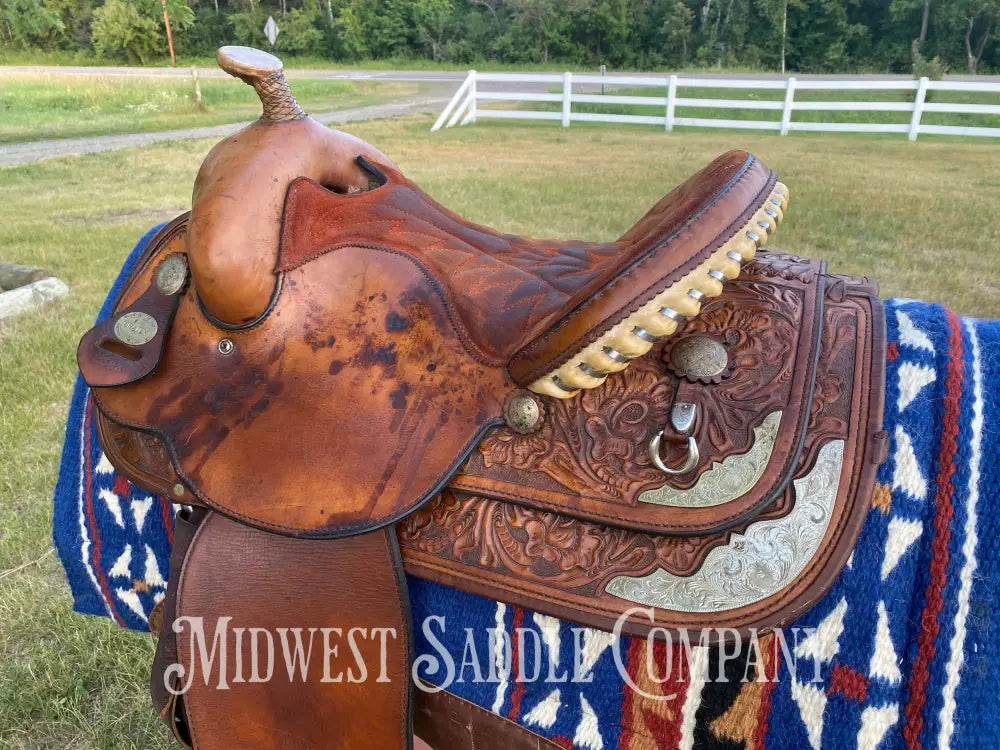 15’ Crates Handcrafted Western Show Saddle With Equifit Tree