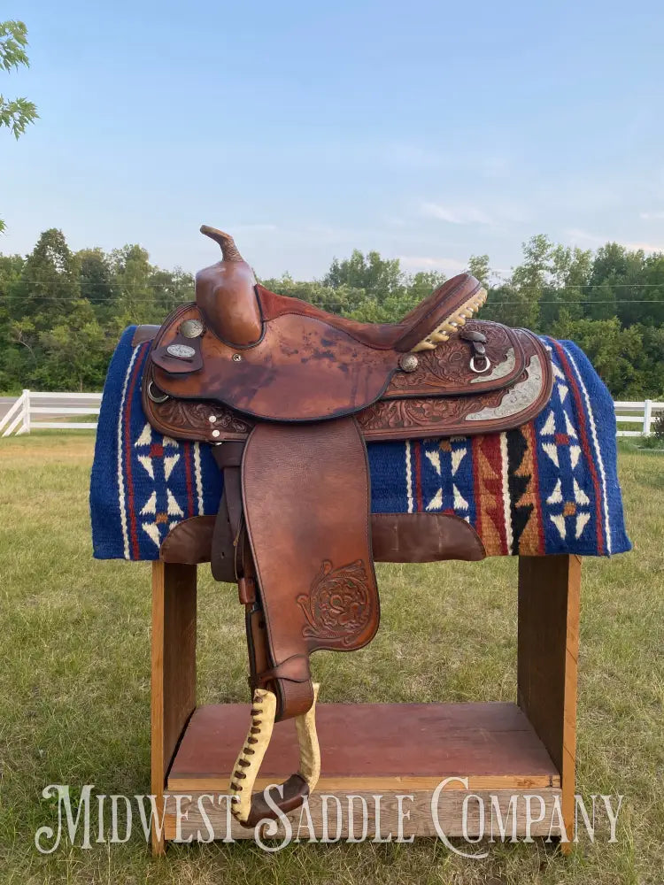 15’ Crates Handcrafted Western Show Saddle With Equifit Tree
