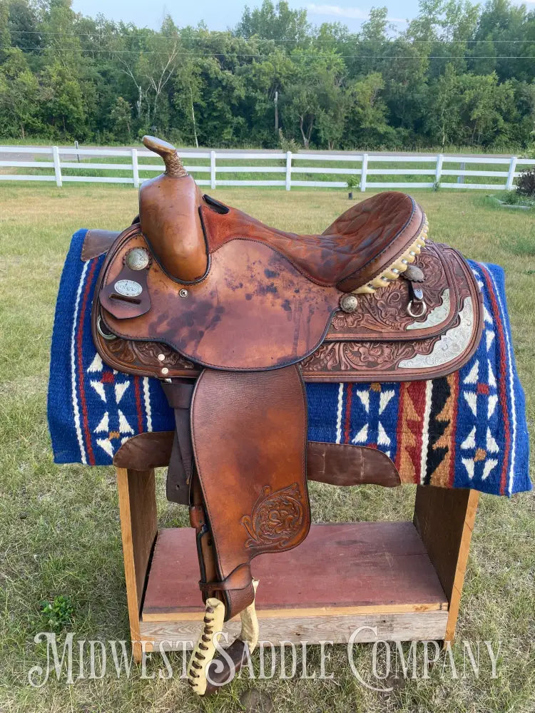 15’ Crates Handcrafted Western Show Saddle With Equifit Tree