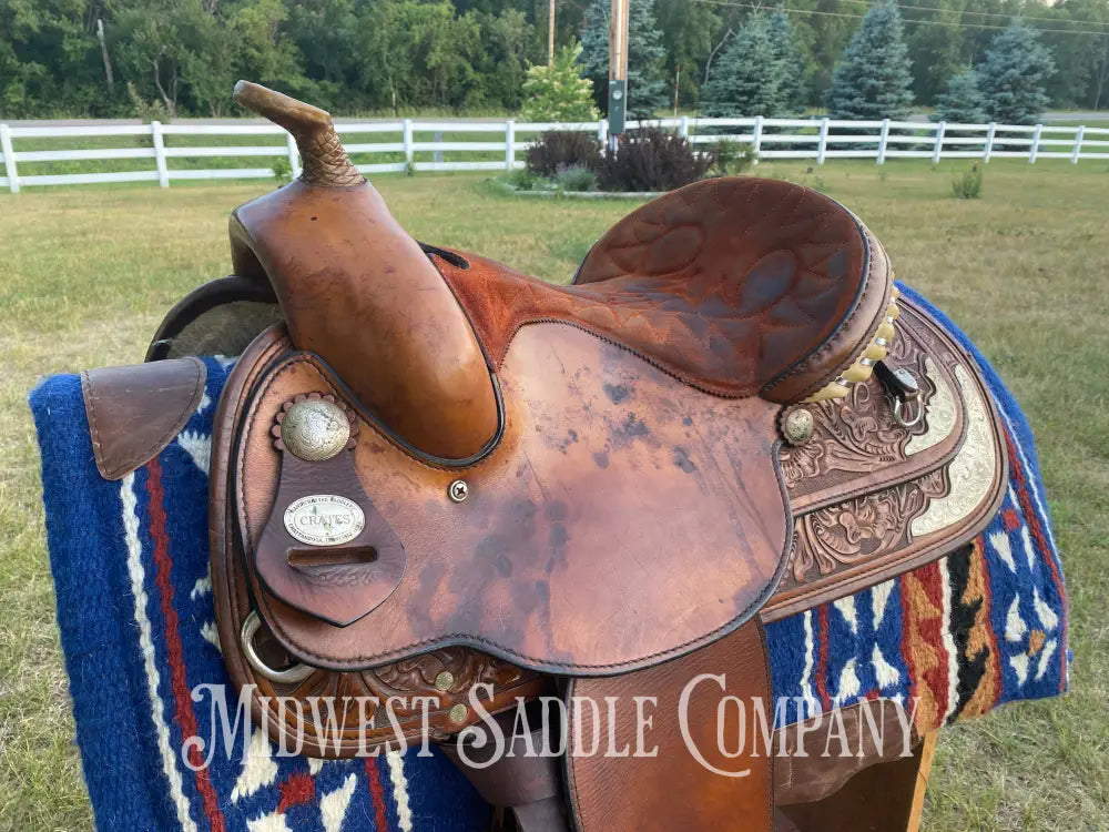 15’ Crates Handcrafted Western Show Saddle With Equifit Tree