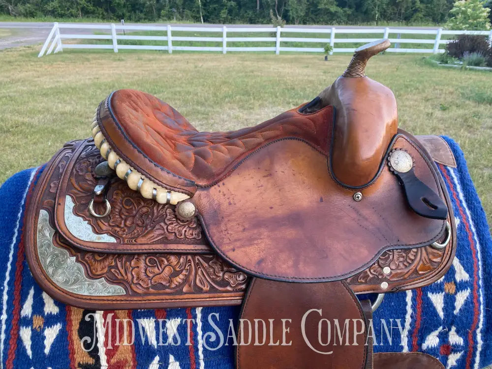 15’ Crates Handcrafted Western Show Saddle With Equifit Tree