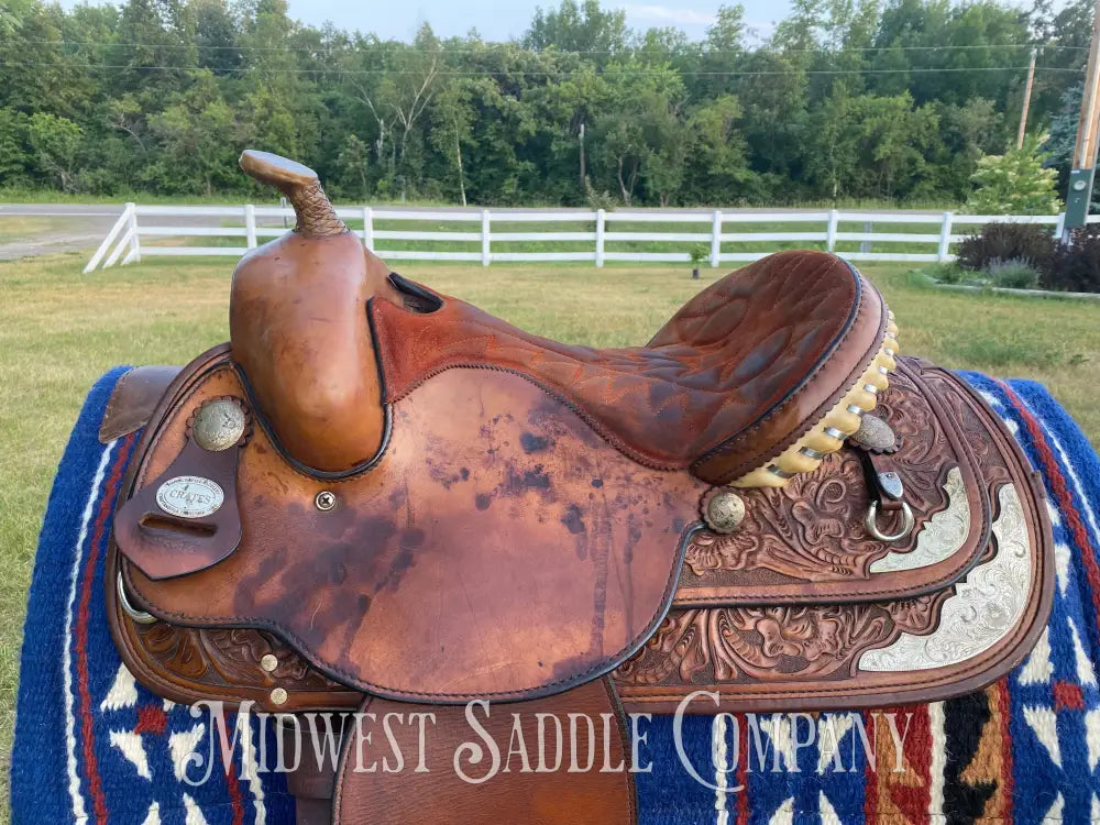 15’ Crates Handcrafted Western Show Saddle With Equifit Tree
