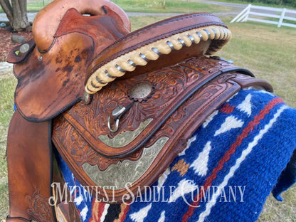 15’ Crates Handcrafted Western Show Saddle With Equifit Tree