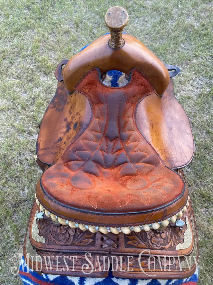 15’ Crates Handcrafted Western Show Saddle With Equifit Tree