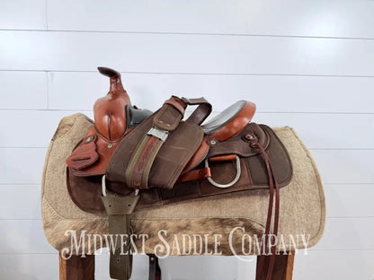 15” Fabtron Western Cordura Lady Trail Saddle 7110 FQHB 7” Gullet