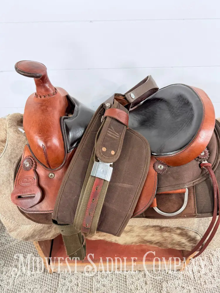 15” Fabtron Western Cordura Lady Trail Saddle 7110 FQHB 7” Gullet