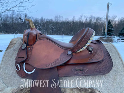 15” Reichert Saddlery Barrel Saddle Western