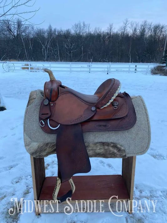 15” Reichert Saddlery Barrel Saddle Western