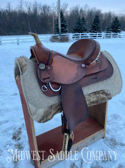 15” Reichert Saddlery Barrel Saddle Western