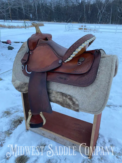 15” Reichert Saddlery Barrel Saddle Western