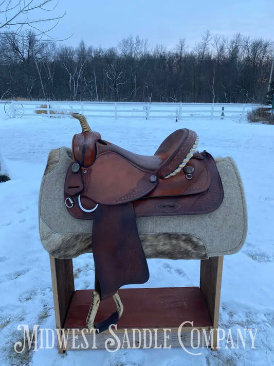 15” Reichert Saddlery Barrel Saddle Western