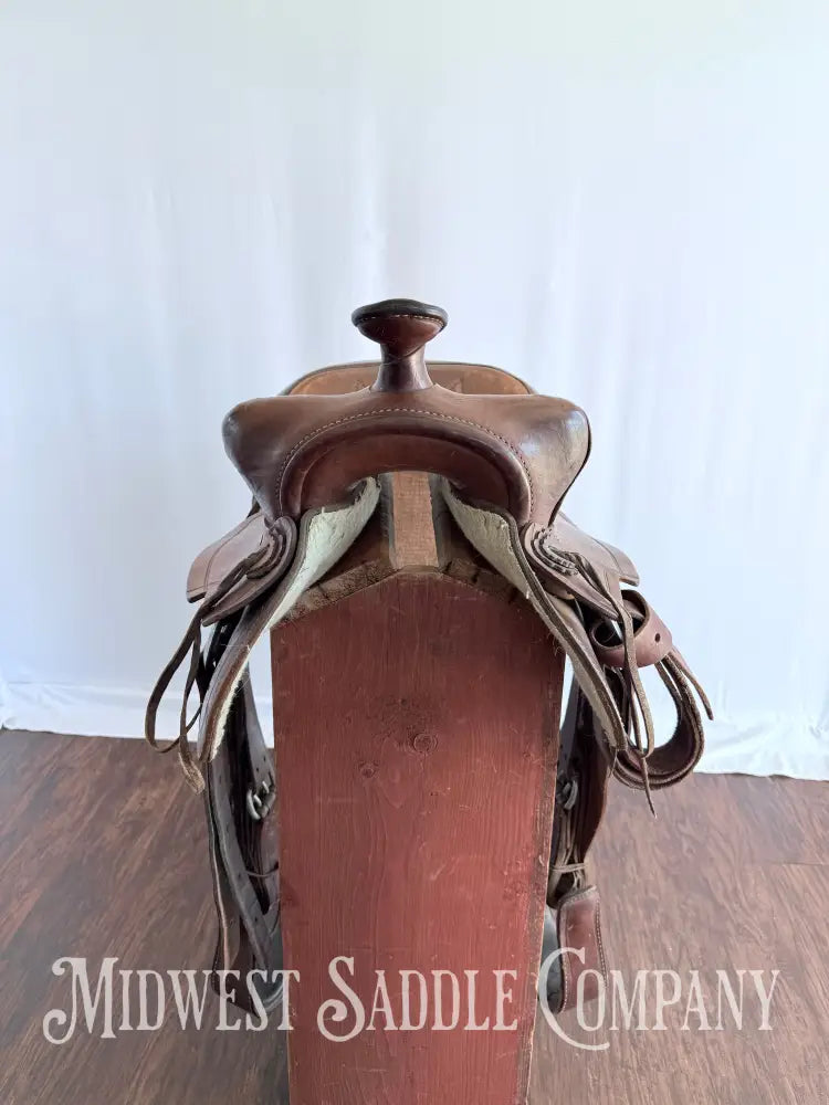 15” Royal Saddlery Western Leather Trail Saddle - Made in Minnesota Western Saddle