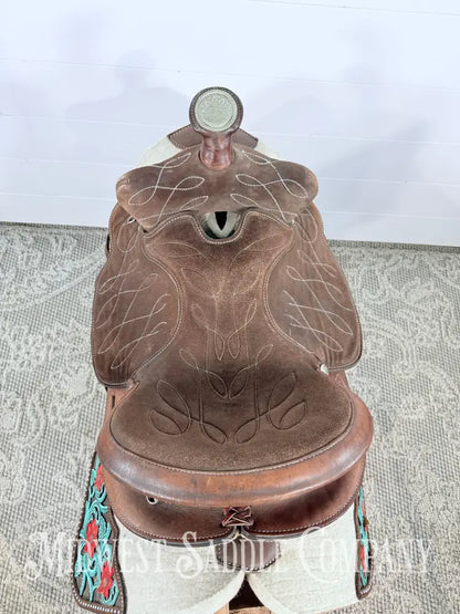 15” Simco Western Barrel Saddle 6.5” Gullet 15” / 6.5”