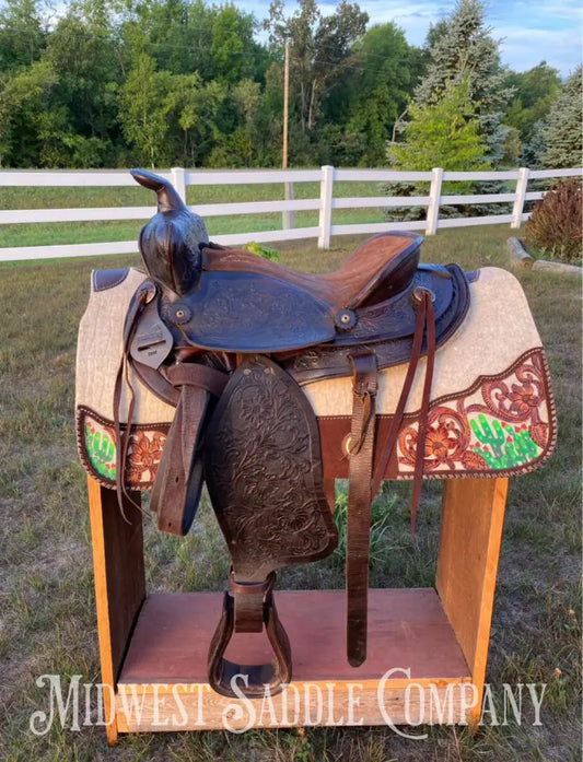 15’ Simco Western Trail Saddle - Fully Tooled!