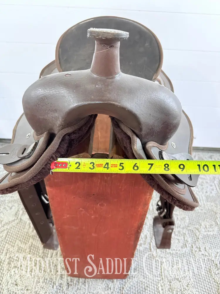 15” Weaver Synthetic Western Trail Saddle Lightweight 6” Gullet