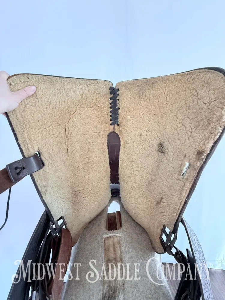 15” Made for Standard - Yoakum TX Western Equitation Saddle Fully Tooled Western Saddle