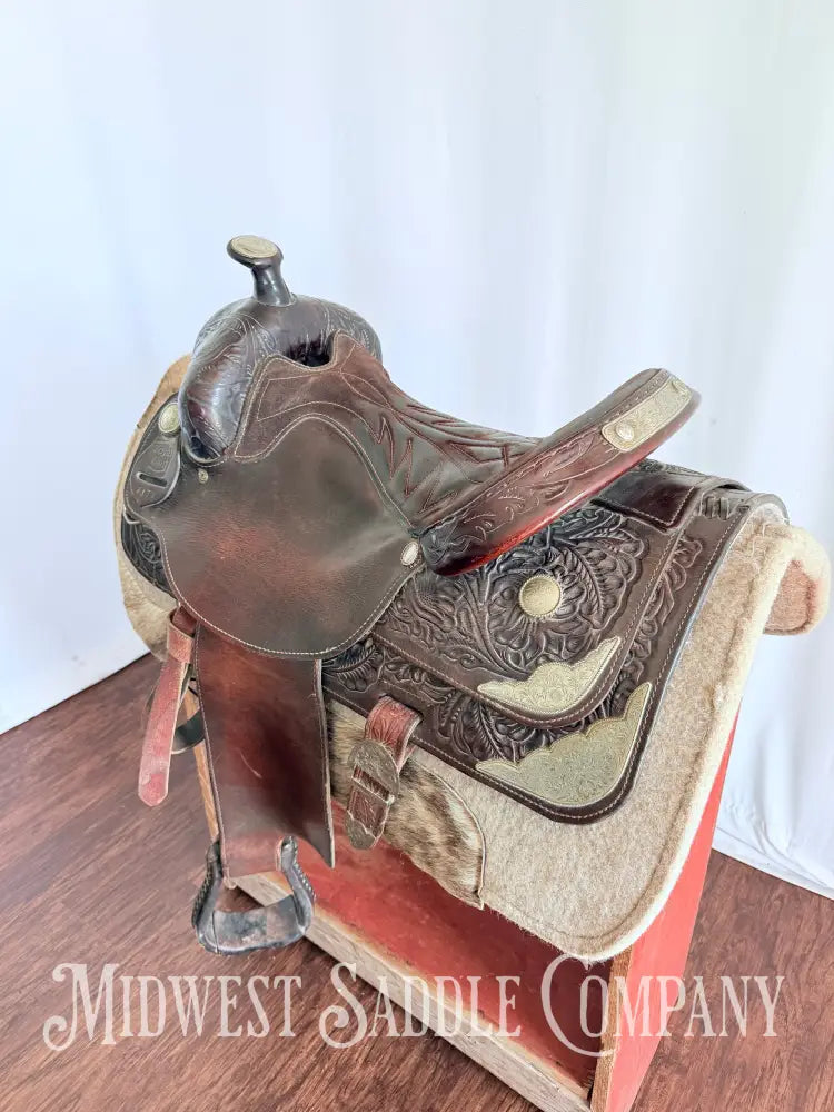 16.5” Classic Silver Royal Western Show Saddle Western Saddle
