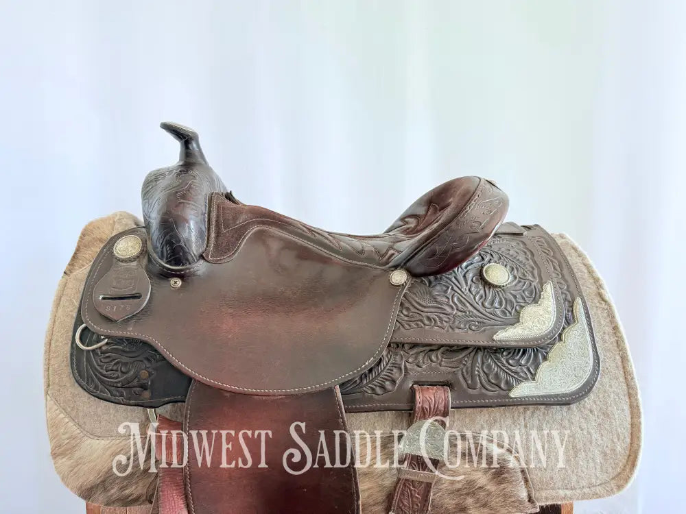 16.5” Classic Silver Royal Western Show Saddle Western Saddle