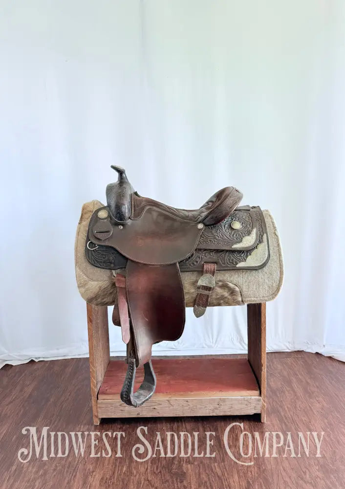 16.5” Classic Silver Royal Western Show Saddle Western Saddle