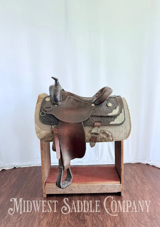 16.5” Classic Silver Royal Western Show Saddle Western Saddle