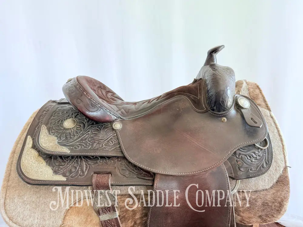 16.5” Classic Silver Royal Western Show Saddle Western Saddle