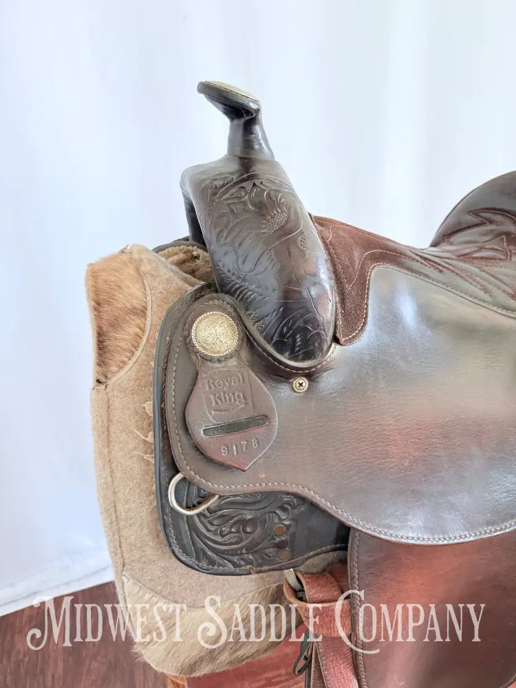 16.5” Classic Silver Royal Western Show Saddle Western Saddle