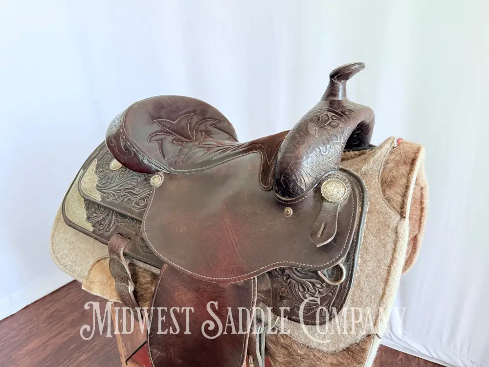 16.5” Classic Silver Royal Western Show Saddle Western Saddle
