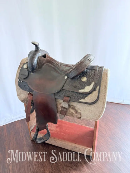 16.5” Classic Silver Royal Western Show Saddle Western Saddle