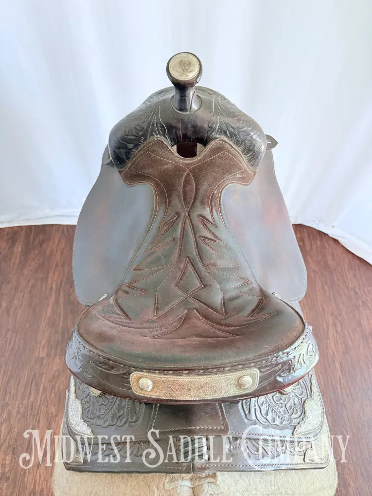 16.5” Classic Silver Royal Western Show Saddle Western Saddle