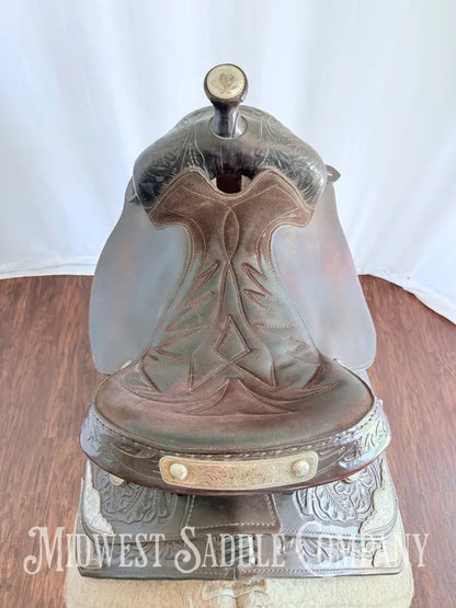 16.5” Classic Silver Royal Western Show Saddle Western Saddle