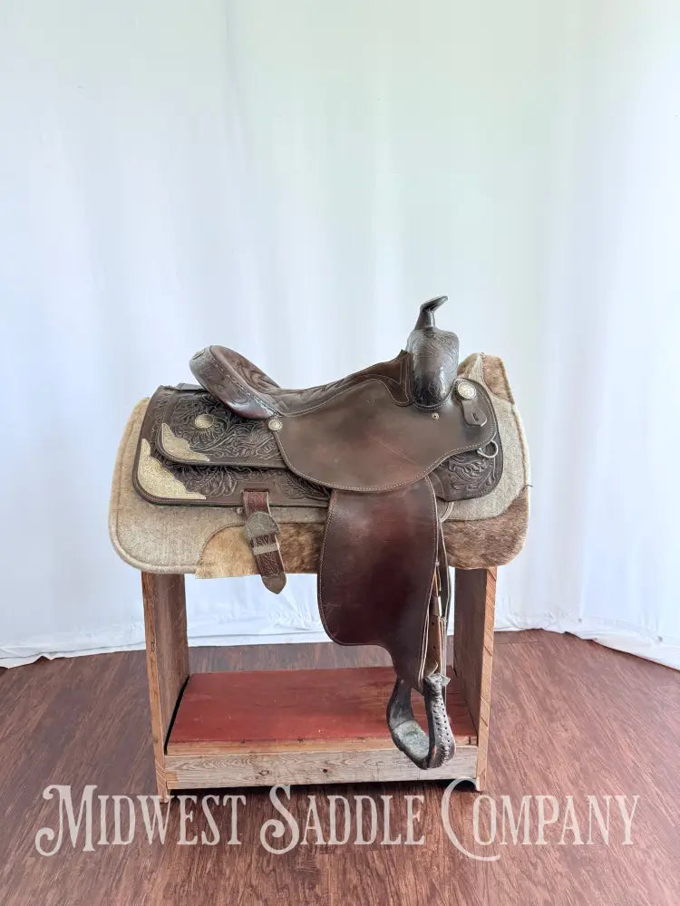 16.5” Classic Silver Royal Western Show Saddle Western Saddle