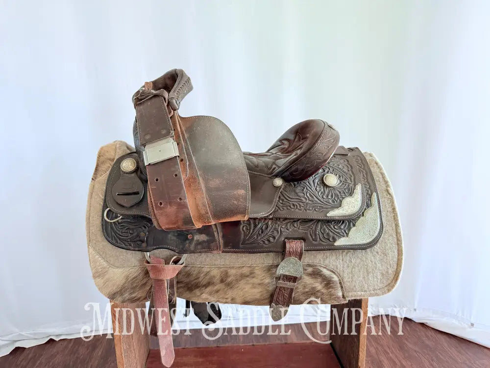 16.5” Classic Silver Royal Western Show Saddle Western Saddle