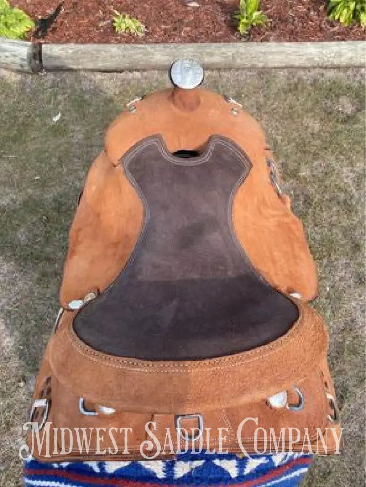 16.5’ Royal King Roughout Western Pleasure Training Saddle