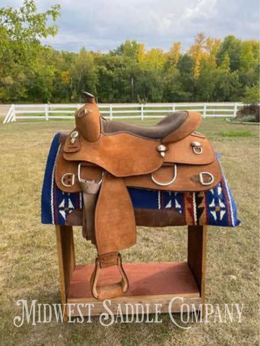 16.5’ Royal King Roughout Western Pleasure Training Saddle
