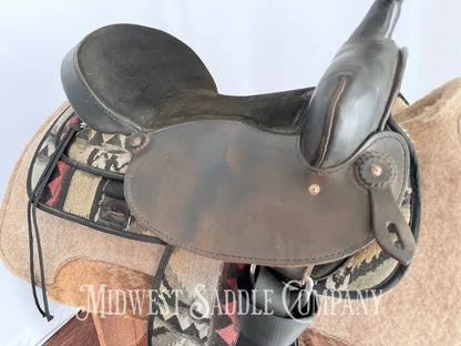 16” American Saddlery AmTech Synthetic Western Trail Saddle Western Saddle