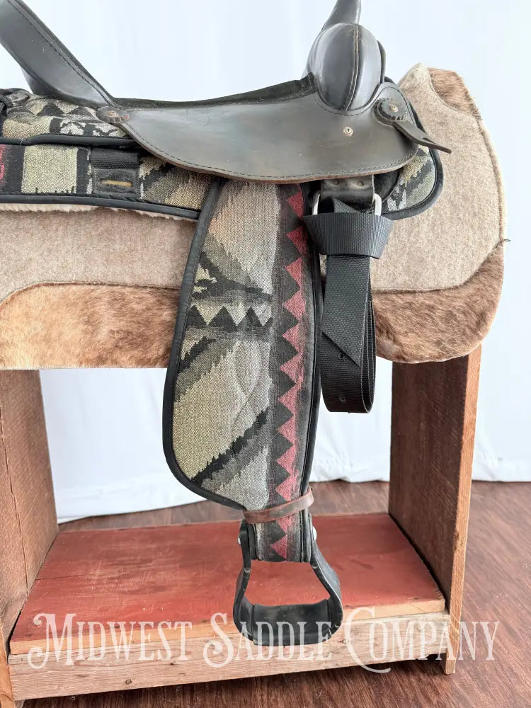 16” American Saddlery AmTech Synthetic Western Trail Saddle Western Saddle
