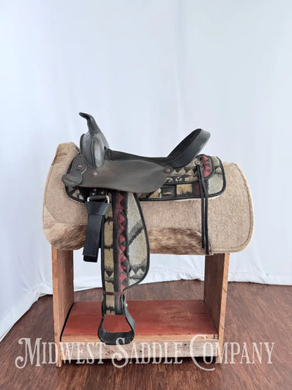 16” American Saddlery AmTech Synthetic Western Trail Saddle Western Saddle