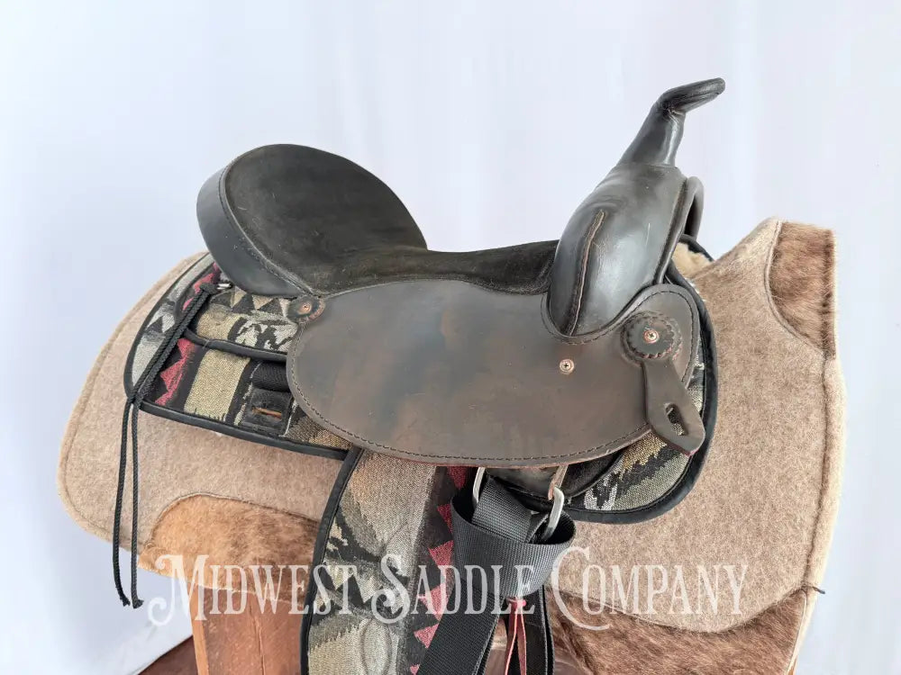 16” American Saddlery AmTech Synthetic Western Trail Saddle Western Saddle
