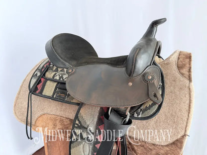 16” American Saddlery AmTech Synthetic Western Trail Saddle Western Saddle